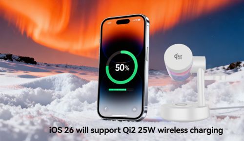 Jüngste Firmenblogs über iOS 26 unterstützt kabelloses Qi2-Laden mit 25 W.