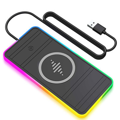 Apple und Samsung Kompatible Car Wireless Charging Pad 2 in 1 USB Wireless Car Charger 15W Schnellladung