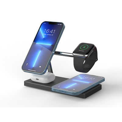 Guter Preis 7 in 1 Magnetisches drahtloses Ladegerät All-in-One für Telefon Uhr Ohrhörer weiß und schwarz Online