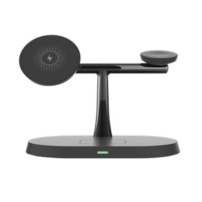Guter Preis 3 in 1 Multifunktionsladestation CE Ohrhörer für Mobiltelefone Schwarz-Weiß Online