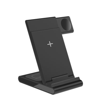 Guter Preis Personalisieren Sie das Logo Reise drahtlose Ladegerät 12V 1.5A Apple 3 In 1 drahtlose Ladegerät Online