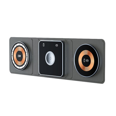 Guter Preis Portable 15w Multifunktionales drahtloses Ladegerät 3 in 1 Magnet-Kopfhörer Iphone iwatch Online