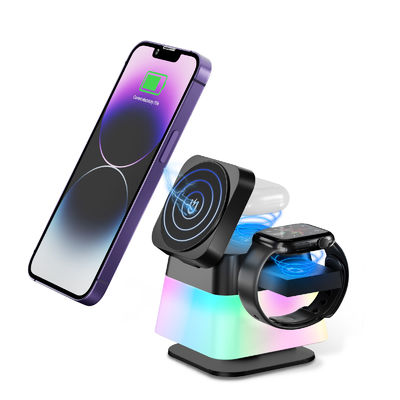 Guter Preis Nachtlicht-Wireless-Ladegerät für Smart Watch-Ladestation mit Typ C-Schnittstelle Online