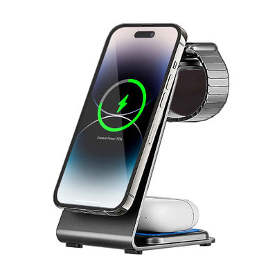 Guter Preis Magnetische Aluminiumlegierung drahtlose Aufladung für Smart Devices USB-C Eingang benutzerdefiniertes Logo Unterstützung Online
