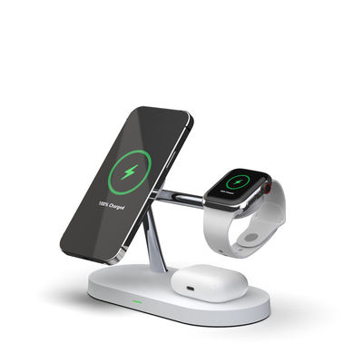 Guter Preis Multifunktionale 5-in-1-drahtlose Ladestation mit 2W Nachtlicht und USB-Ausgang Online