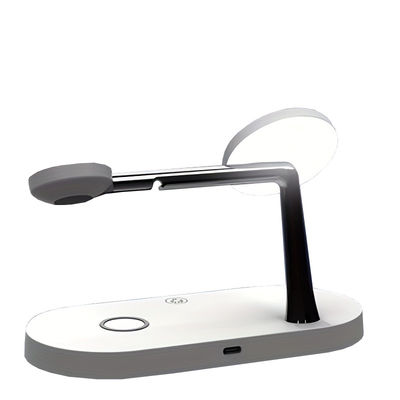 Guter Preis ABS-Zinklegierung und USB-A-Ausgabeoberfläche 4-in-1-drahtlose Ladestation für intelligente Geräte Online