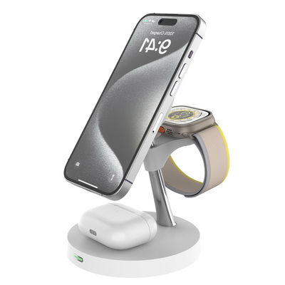 Guter Preis 4 in 1 magnetisches drahtloses Ladegerät 15W für Iphone 16/15/14/13/12 für Airpods Ohrhörer Qi-Telefone Online