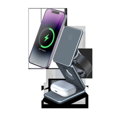 Guter Preis AK09 Klappbare 3-in-1-Ladestation für mehrere Apple-Geräte, magnetische drahtlose Ladestation für Iphone 16 Online
