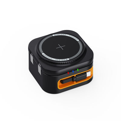 Guter Preis Hochkonvertierungswirksamkeit Typ-C Input Travel Wireless Charger mit 9V-3A 12V-1.5A Eingangsspannung und 3W Earbuds Ausgang Online