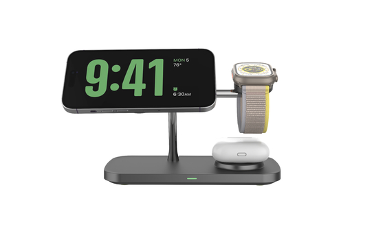 Guter Preis Großhandel T255 drahtloses Schnellladegerät Magnetische ABS-Telefonnetz Online