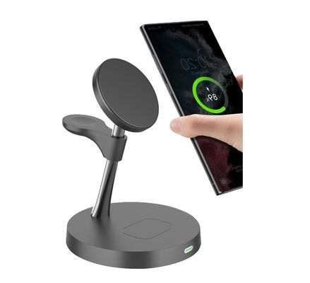 Guter Preis 3-in-1 Magnetic Wireless Charger with 15W Fast Charging Portable Travel Charger Supports iPhone 12/13/14/15/16 and Qi Standard Online
