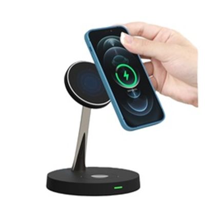Guter Preis All In One Wireless Charger with 15W Magnetic Charging Built-in Phone Stand and ABS Zinc Alloy for iPhone 12-16 Online