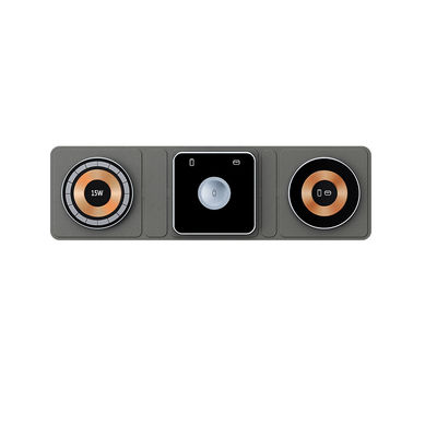 Guter Preis 3 in 1 Magnetische faltbare drahtlose Ladung Customized Logo 9V Dual Wireless Telefon Ladegerät Online