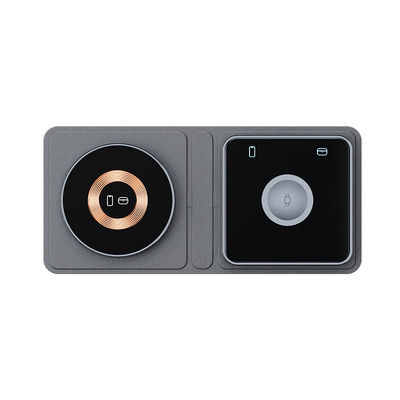 Guter Preis 15w Klappbare 3 In 1 Wireless Ladegerät Für Iphone Kopfhörer Iwatch Schwarz Online