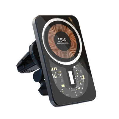 Guter Preis Transparente 5V 2A-Wireless-Ladung für Autos Magnetische Ladegeräte für Autos 73% Wirksamkeit Online