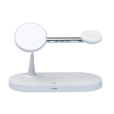 15w Magnetische drahtlose Ladung 2w Nachtlicht Abs Zinklegierungsmaterial