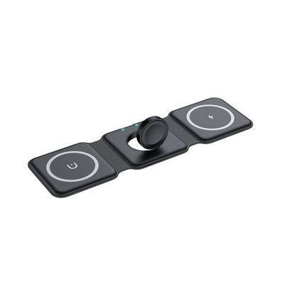 Guter Preis Stylische 15W Apple Wireless Reise Ladegerät Magnetische faltbare drahtlose Ladegerät für Telefon Online
