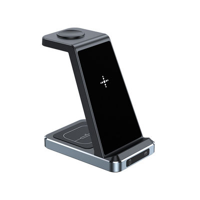 Guter Preis X2 3 in 1 Typ C drahtloses Laden Telefonhalter Dual Coil offizielles Samsung Schnellladegerät Online