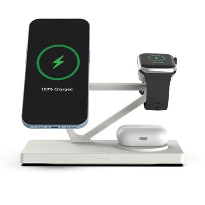 Magnetische Schnellladeplatte mit Nachtlicht 2w Für Iphone Samsung Iwatch Airpods Schwarz und Weiß