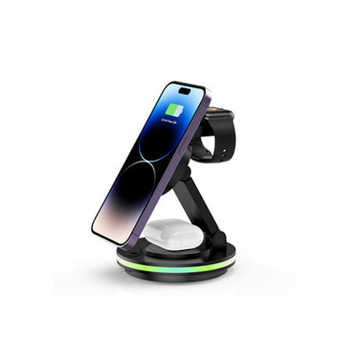 Multifunktions-RGB-Licht-Portable-Wireless-Telefon-Ladegerät Apple Watch Telefon-Ladegerät