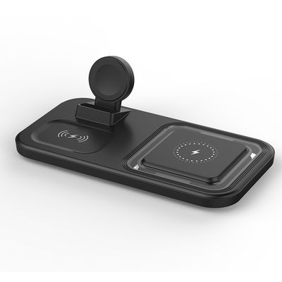 Guter Preis 15W schnelle dünne leichte tragbare drahtlose Ladestation ABS und PC Schwarz Online
