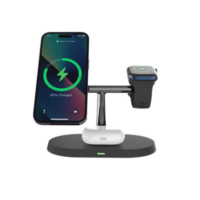 OEM-Halter Wireless Charging Multi-Funktion für Iphone Earphone Uhr Schwarz und Weiß