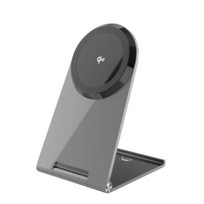 Guter Preis 15W Aluminiumlegierung Qi 2 Wireless-Ladegerät mit Übertemperatur-Schutz Online