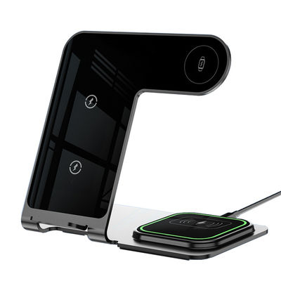 Guter Preis Aluminium 15W drahtloses Ladestand für Qi Standard Smartphone Online