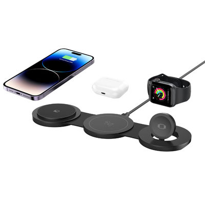 Guter Preis Aufklappbare magnetische 2W/3W/5W/7.5W/10W/15W drahtlose Ladegerät für Mobiltelefon Online
