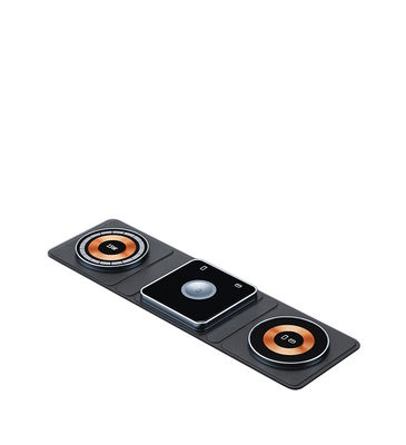 Guter Preis Klappbares Reisaufladegerät 15W Wireless-Ladebett Überhitzeschutz für Telefone Kopfhörer & Uhren Online