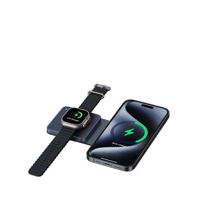 Guter Preis Portables magnetisch faltbares drahtloses Ladegerät mit mehreren Ladeleistungen von 3W-15W Online