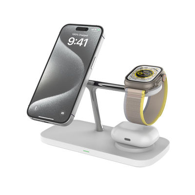 Guter Preis ABS Zinklegierung Magnetische drahtlose Ladegerät Ausgang 5W/7.5W/10W/15W Für iPhone12/13/14/15 Online