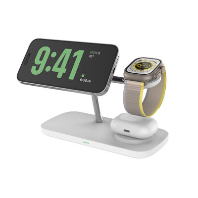Guter Preis QI2 5 in 1 Magnetic Wireless Charger iPhone Stand 15W Fast Mag-Safe Charger for iPhone 17/17 Pro/17 Air/17 Pro Max 16/15/14/13/12 Series Apple Magnet Wireless Charging Station/Pad for AirPods Online