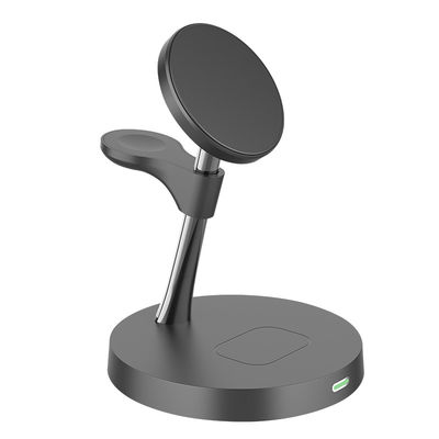 15W All-in-One-Wireless-Ladegerät mit LED-Licht 9V Eingangsspannung