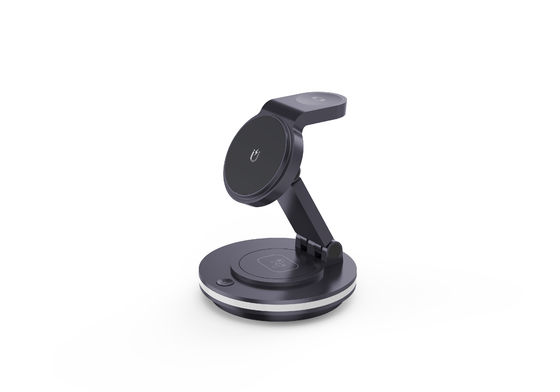 Guter Preis Vier in einem 15w Multifunktions-Wireless-Ladegerät ABS Acrylmaterial Online
