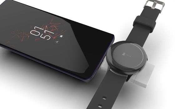 2025 Wireless Fast Watch Charger T316 unterstützt Apple und Samsung Dual Interface Watch Charger