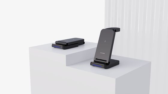 Guter Preis Klappbares ABS-Metall-S90-Handyladegerät mit Licht für Apple- und Samsung-Produkte 9V-2A 5V-3A Online