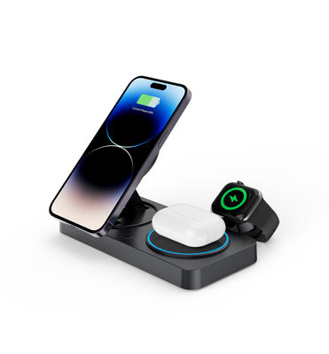 2025 Y388 Timess Effizientes drahtloses Schnellladegerät 15W/10W Unterstützung von Apple And Sansung Produkte Zink drahtloses Ladegerät