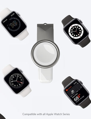 2025 Neues T304-A Zink-Drahtlosladegerät Unterstützung für das Laden von Apple- und Samsung-Produkten Dual-Interface-Uhrladegerät