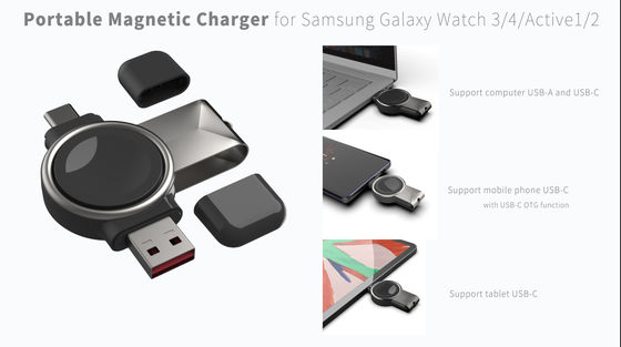 2025 Neue T304-S Timess effiziente drahtlose Ladegerät Unterstützung Apple And Samsung Peoducts Zine Dual Interface Ladegerät