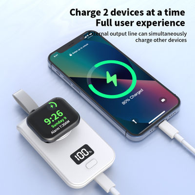 2025 Neues drahtloses Ladegerät für Apple Uhren ABS+PC 2W Mini Power Bank Unterstützung Harging Iwatch