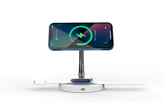 Guter Preis 2025 Großhandel T269C Schnellladegerät 15W 10W Magnetisches kabelloses Schnellladegerät für Apple- und Samsung-Telefone Online