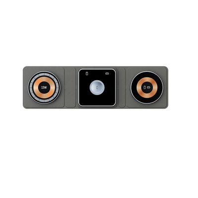 Guter Preis Multifunktionales 15W/10W kabelloses Ladegerät für Apple und Samsung, faltbares X8-Handy-Ladegerät Online