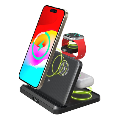 Guter Preis A21 Samsung Vesion 3 In 1 Foldable Wireless Charger 15w /10w Charger  Online