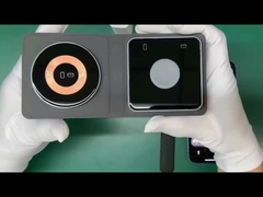 Klappbare 3 In 1 Schnelllade-Doppelspule-Design drahtlose Ladestation