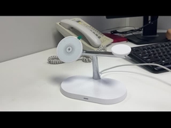 Timess T268D Schnellmetall drahtloses Laden Stabilstrom Magnetische Apple 3 In 1 Ladestand