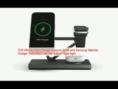 T216 Wireless Fast Charger Unterstützung Apple und Samsung Uhren Ladegerät 15W/10W/7.5W/5W Einbauleuchte