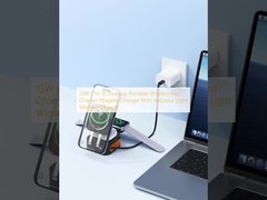 15W CYJ-10 Desktop Portable Wireless Fast Charger Magetische Ladegerät mit Indikator Licht Wireless Ladegerät