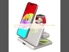A21 Wireless Fast Charger 3 In 1 Stand Charger unterstützt Apple und Samsung Earphone / Iwatch Fast Charger