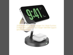 2025 Handy-Stand-Ladegerät 3 In 1 Multifunktions-Ladegerät ABS+Zine Alloy QI2 Ladegerät 15W/10W Unterstützung Iphone Stecker-Ladegerät